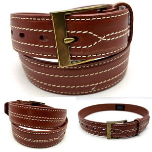 5.11 Tactical 59502 'Casual Belt' Tan Genuine Leather Men's Belt Size S 26-32"